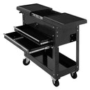 Rolling Mechanics Tool Cart Slide Top Utility Storage Cabinet Organizer 2 Drawers by LJGDeals