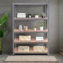 71 inch Heavy Duty Steel Adjustable 5 Level Storage Shelves by LJGDeals