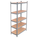 71 inch Heavy Duty Steel Adjustable 5 Level Storage Shelves by LJGDeals