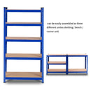 29.5 x 59 Inch Adjustable 5-layer 2000 lbs Capacity Tool Shelf-Blue by LJGDeals