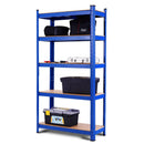 29.5 x 59 Inch Adjustable 5-layer 2000 lbs Capacity Tool Shelf-Blue by LJGDeals