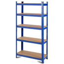 29.5 x 59 Inch Adjustable 5-layer 2000 lbs Capacity Tool Shelf-Blue by LJGDeals