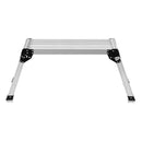Heavy Duty Portable Bench Aluminum Folding Step Ladder by LJGDeals