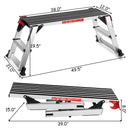 330 lbs Aluminum Folding Non-slip Drywall Step Stool Ladder by LJGDeals