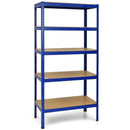 71 inch Heavy Duty Steel Adjustable 5 Level Storage Shelves by DirectDeals