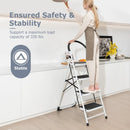 4-Step Folding Ladder with Anti-Slip Pedal Platform 330Lbs Capacity by LJGDeals
