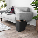 Trash Can - Rectangle - Steel + Wood by Yamazaki Home