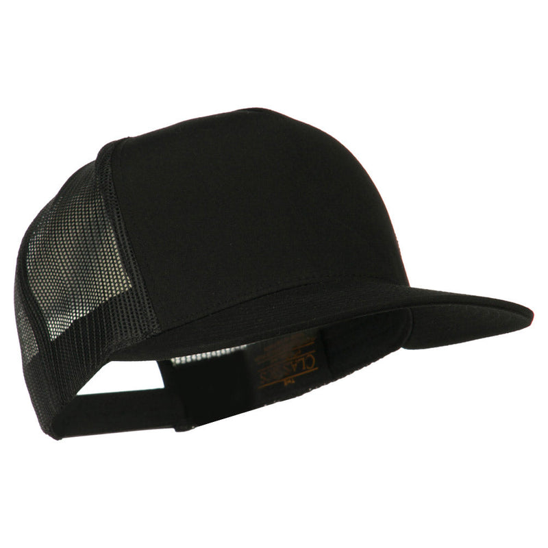 5 Panel Mesh Trucker Snapback Cap