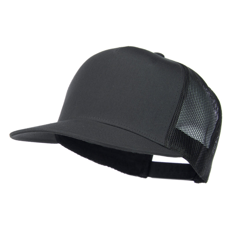 5 Panel Mesh Trucker Snapback Cap