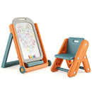 Kids Height Adjustable Art Easel Set with Chair by LJGDeals