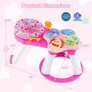 3 in 1 Baby Stationary Activity Center with Educational and Music Function Tabletop by LJGDeals