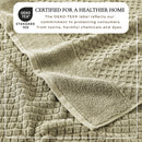 Cotton Diamond Waffle Weave Bath Towel Set - Grayson Collection by Great Bay Home