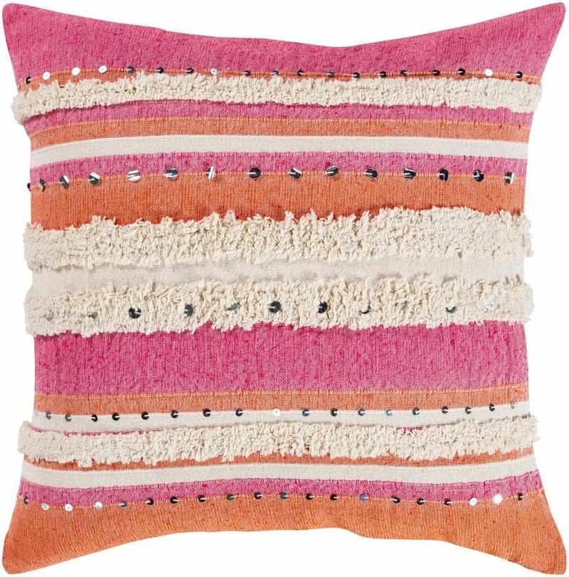 Honesch Bright Pink Pillow Cover