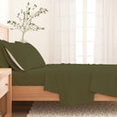 Cotton Solid Flannel Sheet - Nordic Collection