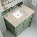 James Martin Brittany 36" Single Bathroom Vanity, Smokey Celadon