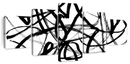 Black White Abstract Wall Art