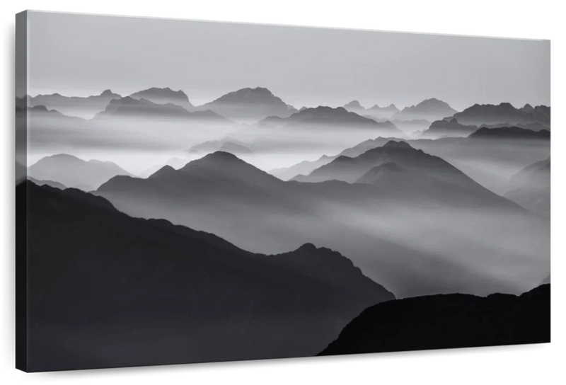 Andes Mountains In Mist Wall Art