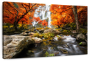 Stunning Autumn Waterfall Wall Art