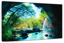 Thai Cave Waterfall Wall Art