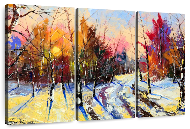 Snowy Forest Wall Art