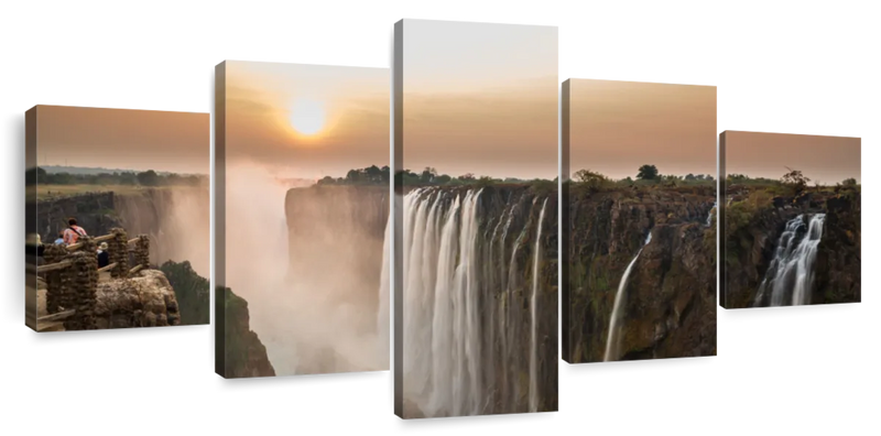 Victoria Falls Sunset Wall Art