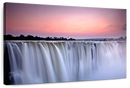 Sunset At Victoria Falls Wall Art