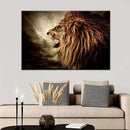 Fierce Lion Growl Wall Art