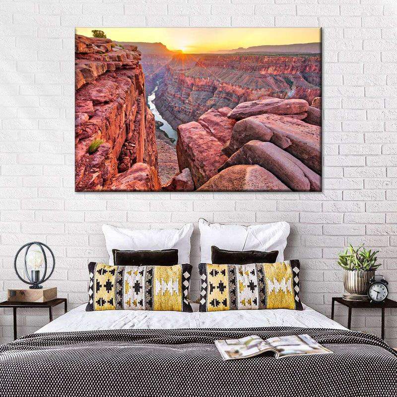 Sunrise Over Grand Canyon Wall Art