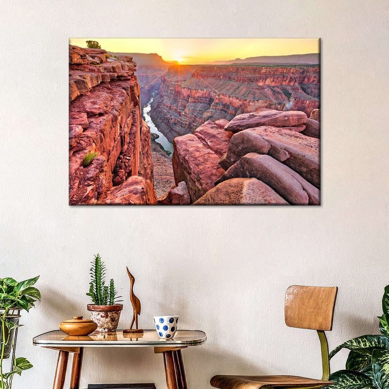 Sunrise Over Grand Canyon Wall Art