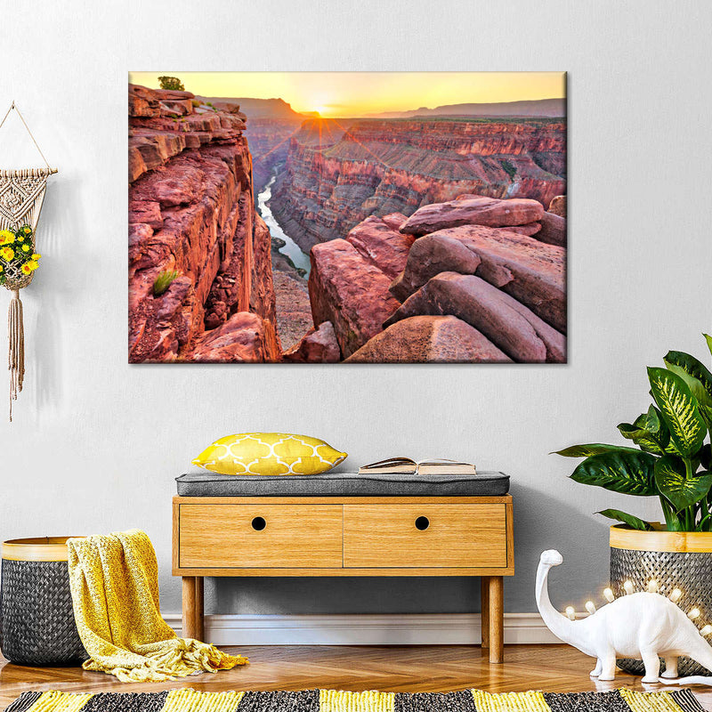 Sunrise Over Grand Canyon Wall Art