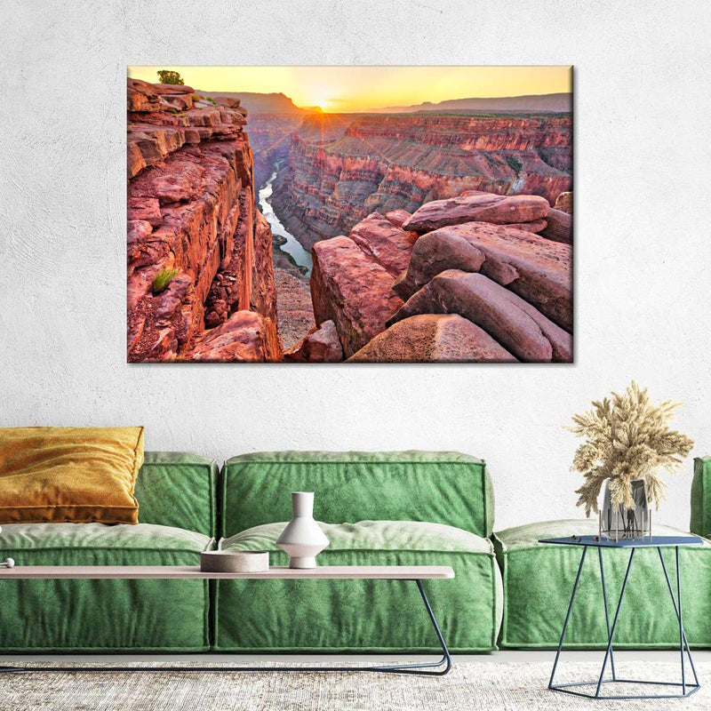 Sunrise Over Grand Canyon Wall Art