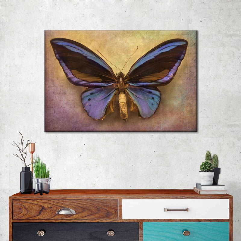 Purple Butterfly Wall Art