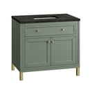 James Martin Chicago 36" Single Bathroom Vanity, Smokey Celadon