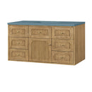 James Martin Laurent 48" Dual Mount Single Bathroom Vanity, Light Natural Oak