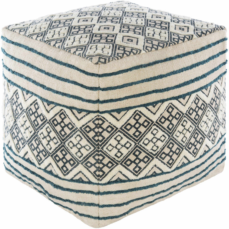 Raasdorf Cream Pouf