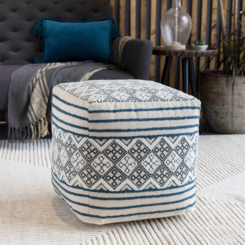 Raasdorf Cream Pouf