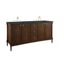 James Martin Kinnsden 72" Double Bathroom Vanity, Sable Oak
