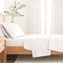 Cotton Solid Flannel Sheet - Nordic Collection by Great Bay Home