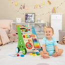Toddler Push Walker Activity Center Toy with Burr-free Handle by LJGDeals
