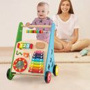 Toddler Push Walker Activity Center Toy with Burr-free Handle by LJGDeals