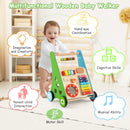 Toddler Push Walker Activity Center Toy with Burr-free Handle by LJGDeals