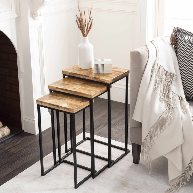 Schleedorf Black End Table