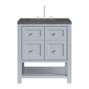James Martin Breckenridge 30" Single Bathroom Vanity, Serenity Blue