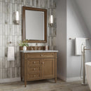 James Martin Brittany 36" Single Bathroom Vanity, Saddle Brown
