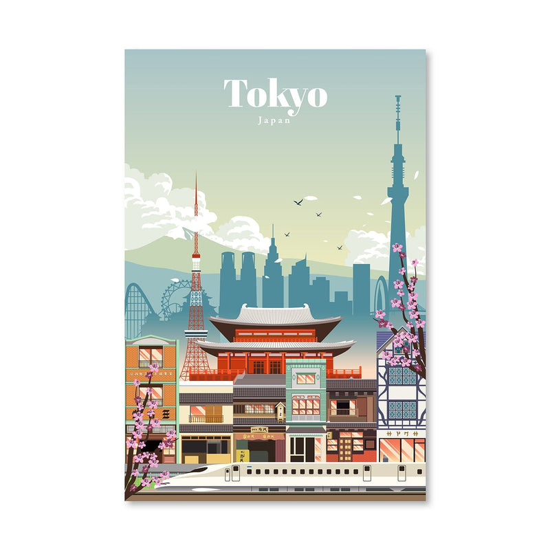 Tokyo BLUE Canvas - Studio 324