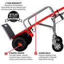 Electric Dolly Cart Hand Truck 570 lbs Capacity for Warehouses Shops & Material Handling