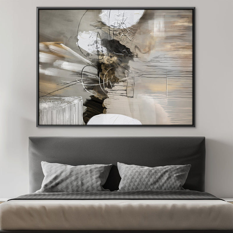 Toned Down Abstract Canvas