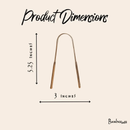 Tongue Scraper | Stainless Steel by Bamboo Switch