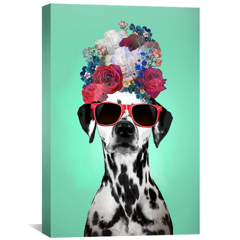 Too Cool Dalmatian Canvas