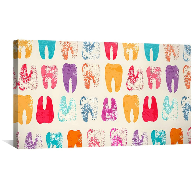 Tooth Stamp Canvas